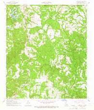 Laurel Hill Louisiana Historical topographic map, 1:24000 scale, 7.5 X 7.5 Minute, Year 1965