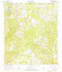 Laurel Hill Louisiana Historical topographic map, 1:24000 scale, 7.5 X 7.5 Minute, Year 1965