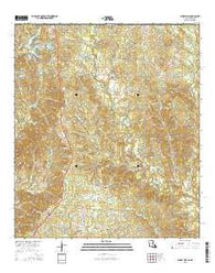 Laurel Hill Louisiana Current topographic map, 1:24000 scale, 7.5 X 7.5 Minute, Year 2015