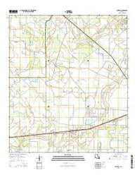 Lawtell Louisiana Current topographic map, 1:24000 scale, 7.5 X 7.5 Minute, Year 2015