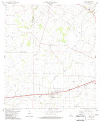 Lawtell Louisiana Historical topographic map, 1:24000 scale, 7.5 X 7.5 Minute, Year 1983
