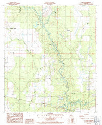 Le Blanc Louisiana Historical topographic map, 1:24000 scale, 7.5 X 7.5 Minute, Year 1986