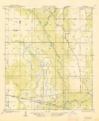 Le Blanc Louisiana Historical topographic map, 1:31680 scale, 7.5 X 7.5 Minute, Year 1947