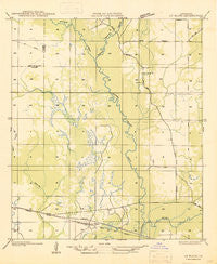 Le Blanc Louisiana Historical topographic map, 1:31680 scale, 7.5 X 7.5 Minute, Year 1947