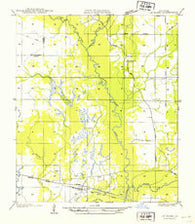 Le Blanc Louisiana Historical topographic map, 1:31680 scale, 7.5 X 7.5 Minute, Year 1954