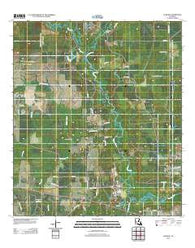 Le Blanc Louisiana Historical topographic map, 1:24000 scale, 7.5 X 7.5 Minute, Year 2012