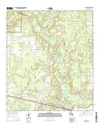 Le Blanc Louisiana Current topographic map, 1:24000 scale, 7.5 X 7.5 Minute, Year 2015