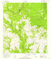 Leander SE Louisiana Historical topographic map, 1:24000 scale, 7.5 X 7.5 Minute, Year 1954
