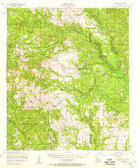 Leander Louisiana Historical topographic map, 1:62500 scale, 15 X 15 Minute, Year 1954