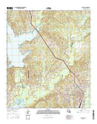 Leesville Louisiana Current topographic map, 1:24000 scale, 7.5 X 7.5 Minute, Year 2015