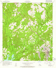 Leesville Louisiana Historical topographic map, 1:24000 scale, 7.5 X 7.5 Minute, Year 1954