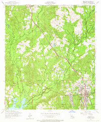 Leesville Louisiana Historical topographic map, 1:24000 scale, 7.5 X 7.5 Minute, Year 1954