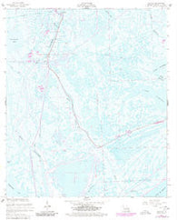 Leesville Louisiana Historical topographic map, 1:24000 scale, 7.5 X 7.5 Minute, Year 1957