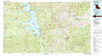 Leesville Louisiana Historical topographic map, 1:100000 scale, 30 X 60 Minute, Year 1986