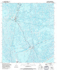 Leeville Louisiana Historical topographic map, 1:24000 scale, 7.5 X 7.5 Minute, Year 1994