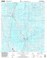 Leeville Louisiana Historical topographic map, 1:24000 scale, 7.5 X 7.5 Minute, Year 1998