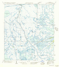 Leeville Louisiana Historical topographic map, 1:31680 scale, 7.5 X 7.5 Minute, Year 1956