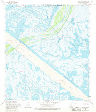 Lena Lagoon Louisiana Historical topographic map, 1:24000 scale, 7.5 X 7.5 Minute, Year 1968