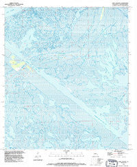 Lena Lagoon Louisiana Historical topographic map, 1:24000 scale, 7.5 X 7.5 Minute, Year 1993