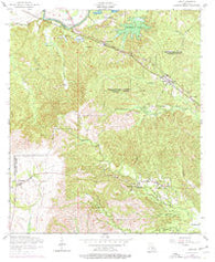 Lena Louisiana Historical topographic map, 1:24000 scale, 7.5 X 7.5 Minute, Year 1954