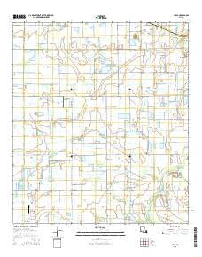 Leroy Louisiana Current topographic map, 1:24000 scale, 7.5 X 7.5 Minute, Year 2015