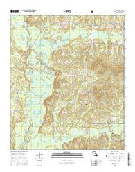 Leton Louisiana Current topographic map, 1:24000 scale, 7.5 X 7.5 Minute, Year 2015