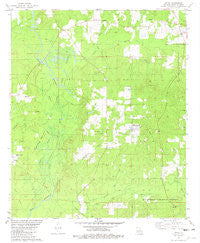 Leton Louisiana Historical topographic map, 1:24000 scale, 7.5 X 7.5 Minute, Year 1981