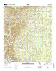 Libuse Louisiana Current topographic map, 1:24000 scale, 7.5 X 7.5 Minute, Year 2015