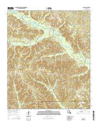 Lisbon Louisiana Current topographic map, 1:24000 scale, 7.5 X 7.5 Minute, Year 2015
