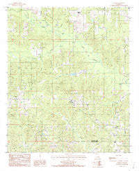 Lisbon Louisiana Historical topographic map, 1:24000 scale, 7.5 X 7.5 Minute, Year 1986