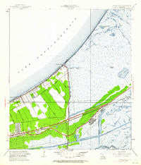 Little Woods Louisiana Historical topographic map, 1:24000 scale, 7.5 X 7.5 Minute, Year 1951