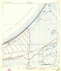 Little Woods Louisiana Historical topographic map, 1:31680 scale, 7.5 X 7.5 Minute, Year 1938