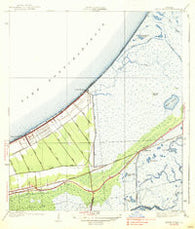 Little Woods Louisiana Historical topographic map, 1:31680 scale, 7.5 X 7.5 Minute, Year 1938