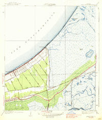Little Woods Louisiana Historical topographic map, 1:31680 scale, 7.5 X 7.5 Minute, Year 1938