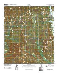 Little Sandy Creek Louisiana Historical topographic map, 1:24000 scale, 7.5 X 7.5 Minute, Year 2012