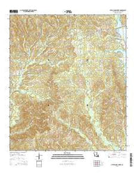Little Sandy Creek Louisiana Current topographic map, 1:24000 scale, 7.5 X 7.5 Minute, Year 2015