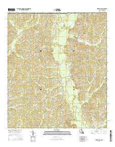 Liverpool Louisiana Current topographic map, 1:24000 scale, 7.5 X 7.5 Minute, Year 2015
