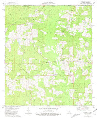 Liverpool Louisiana Historical topographic map, 1:24000 scale, 7.5 X 7.5 Minute, Year 1981