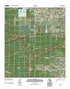 Lobdell Louisiana Historical topographic map, 1:24000 scale, 7.5 X 7.5 Minute, Year 2012