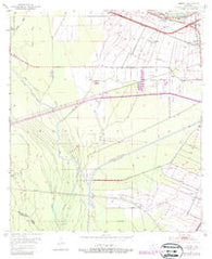 Lobdell Louisiana Historical topographic map, 1:24000 scale, 7.5 X 7.5 Minute, Year 1953