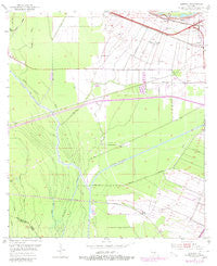 Lobdell Louisiana Historical topographic map, 1:24000 scale, 7.5 X 7.5 Minute, Year 1953