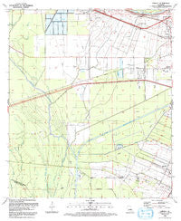 Lobdell Louisiana Historical topographic map, 1:24000 scale, 7.5 X 7.5 Minute, Year 1992