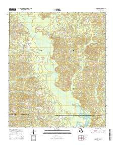 Lockhart Louisiana Current topographic map, 1:24000 scale, 7.5 X 7.5 Minute, Year 2015