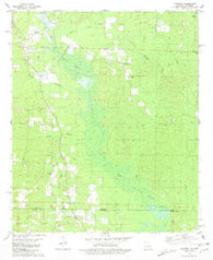 Lockhart Louisiana Historical topographic map, 1:24000 scale, 7.5 X 7.5 Minute, Year 1981