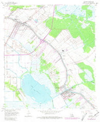 Lockport Louisiana Historical topographic map, 1:24000 scale, 7.5 X 7.5 Minute, Year 1963