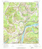 Locust Ridge Louisiana Historical topographic map, 1:62500 scale, 15 X 15 Minute, Year 1965