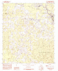 Logansport West Louisiana Historical topographic map, 1:24000 scale, 7.5 X 7.5 Minute, Year 1984