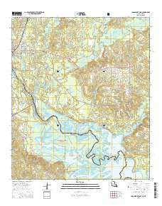 Logansport East Louisiana Current topographic map, 1:24000 scale, 7.5 X 7.5 Minute, Year 2015