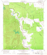 Lone Pine Louisiana Historical topographic map, 1:24000 scale, 7.5 X 7.5 Minute, Year 1967