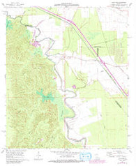 Lone Pine Louisiana Historical topographic map, 1:24000 scale, 7.5 X 7.5 Minute, Year 1967